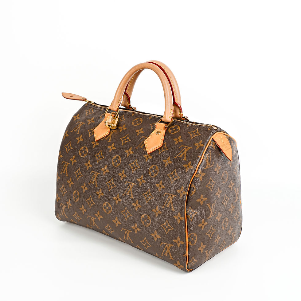 ภาพขนาดย่อ: Louis Vuitton  Speedy 30 Monogram Bag Fullset พร้อมใบเสร็จ