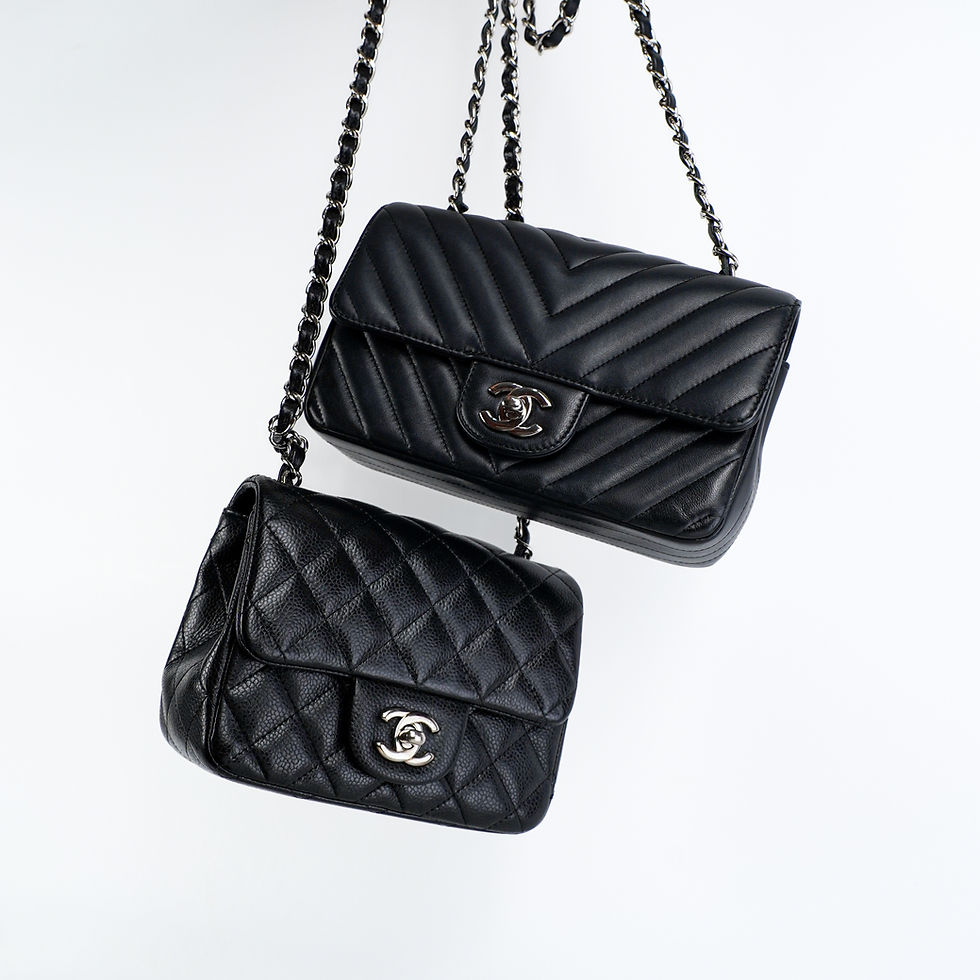 ภาพขนาดย่อ: Chanel  Classic mini 7 caviar Bag