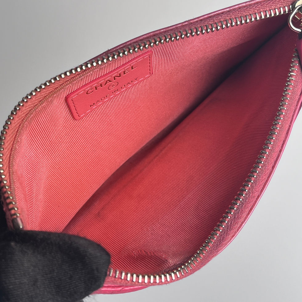 Thumbnail: Chanel  Long Zip Pouch Caviar Bag