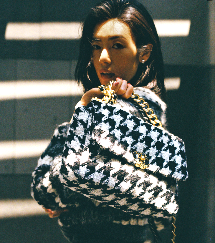 Thumbnail: Chanel  19 Handbag in Two-tone Tweed