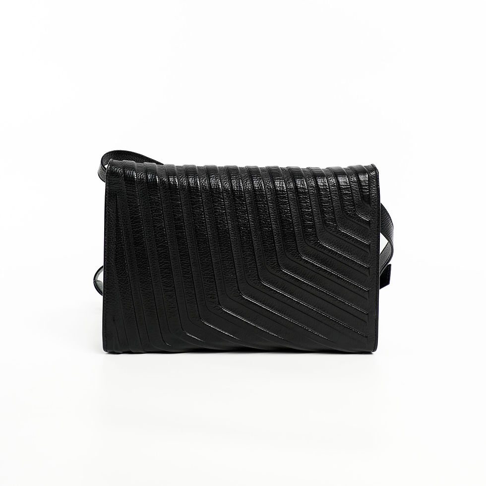 ภาพขนาดย่อ: Balenciaga  Men's Leather Car Flap Bag