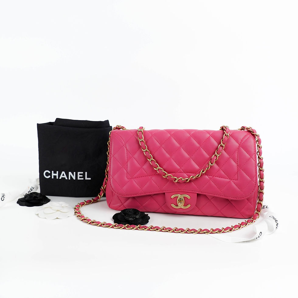 ภาพขนาดย่อ: CHANEL  classic10 Mademoiselle Chic Flap Bag GHW Year 2015