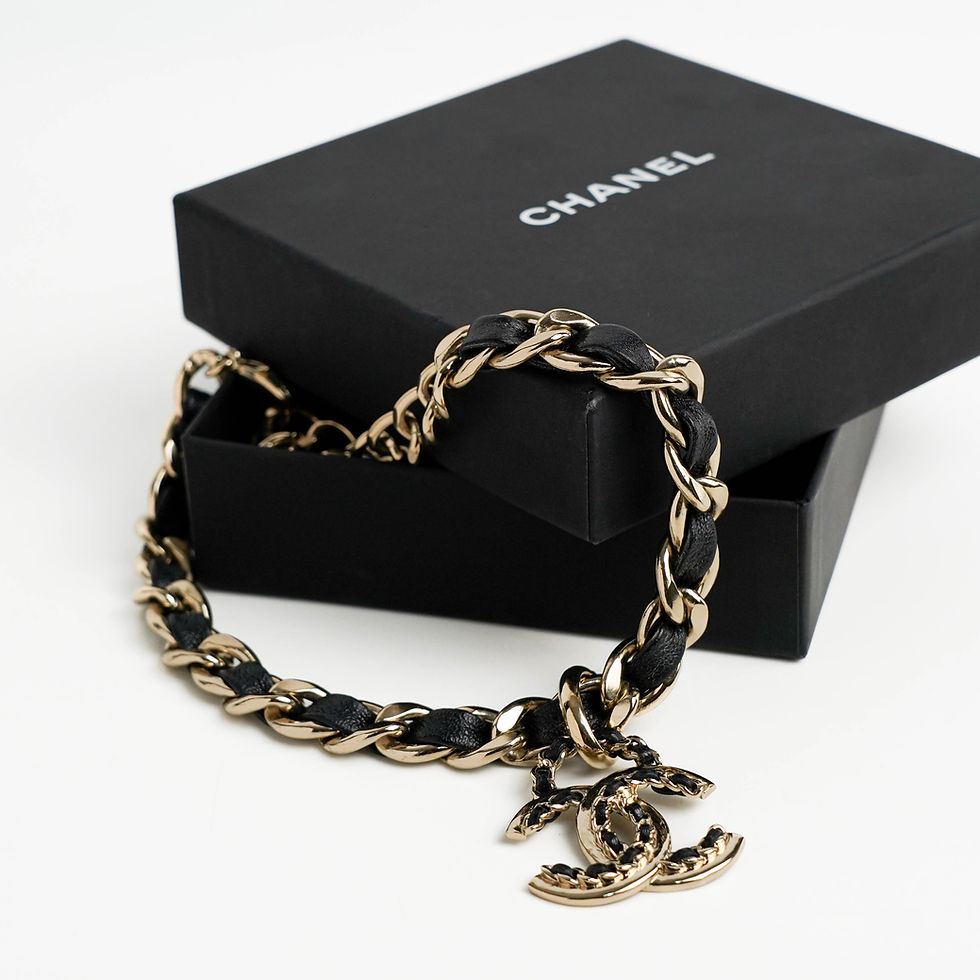 Thumbnail: Chanel  Nacklace Leather  SHW