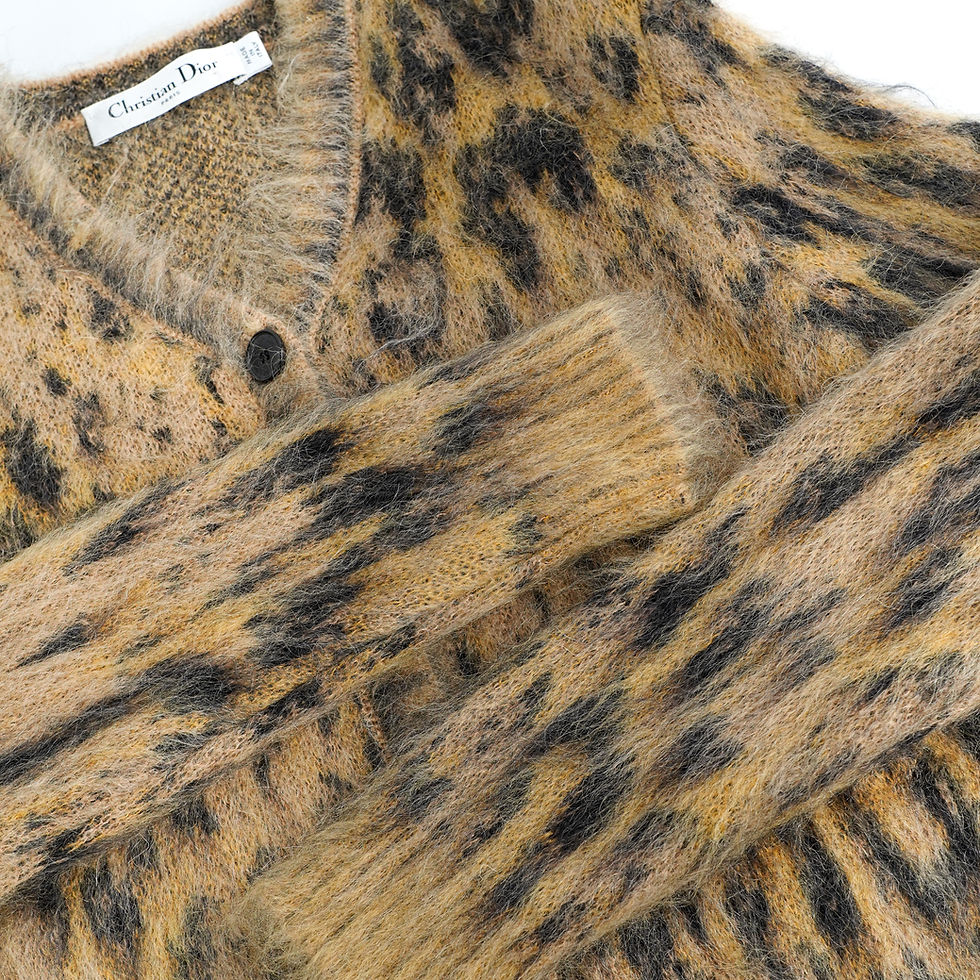 Thumbnail: Christian Dior  Mizza Technical Mohair and Wool Knit Twin Set