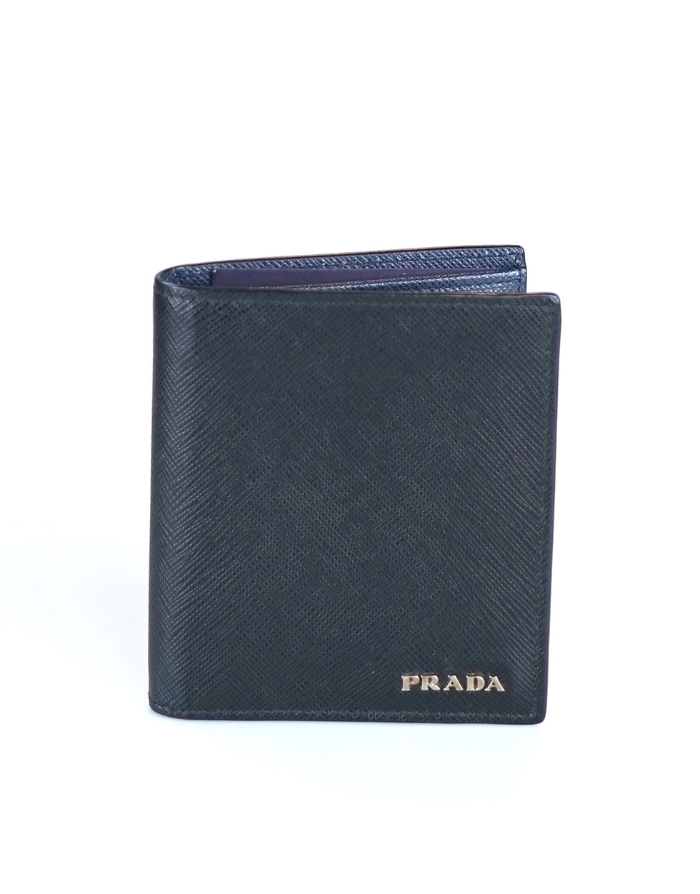 Prada Saffiano Leather Bifold Wallet Fullset