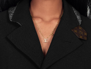 ภาพขนาดย่อ: Louis Vuitton สร้อยคอ LV Iconic S00 M00596 Fullset ใบเสร็จช็อปไทยปี 22