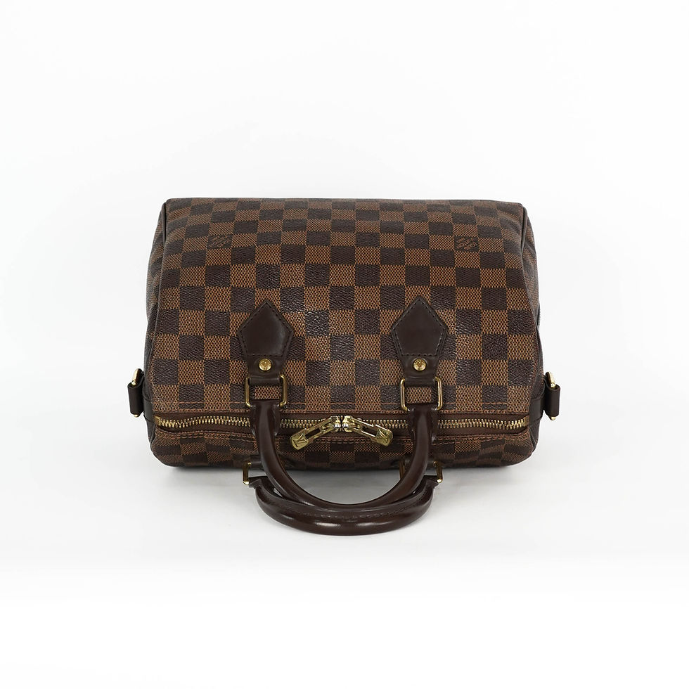 ภาพขนาดย่อ: Louis Vuitton  Speedy Ban 25 Damier Bag พร้อมใบเสร็จ