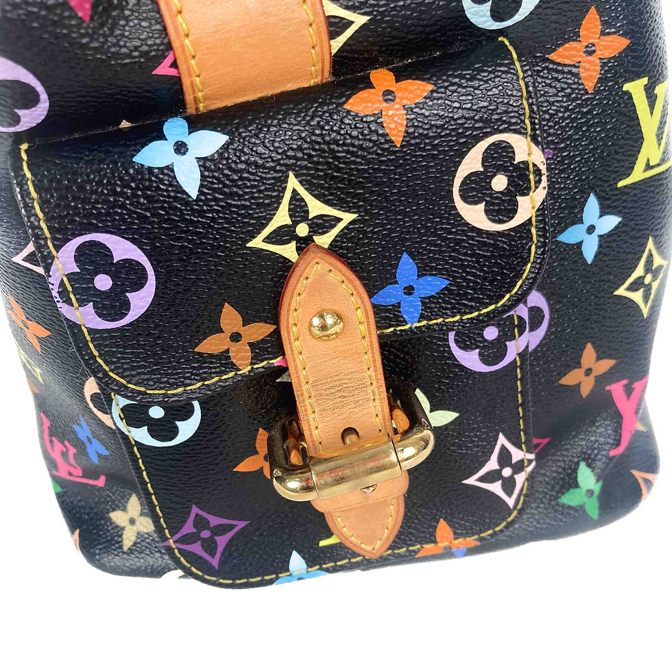 ภาพขนาดย่อ: Louis Vuitton  Petit Noe Shoulder Bag Monogram Multicolor Black