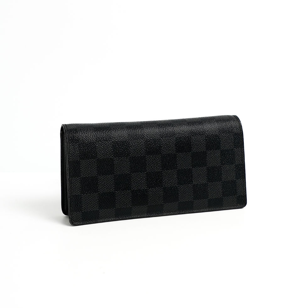 ภาพขนาดย่อ: Louis Vuitton Brazza Wallet Damier Graphite Canvas Bag Full set พร้อมใบเสร็จ