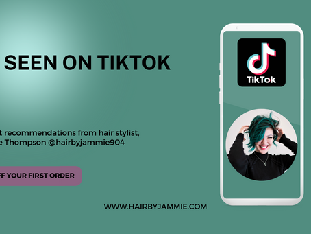 Hair products from Tiktok