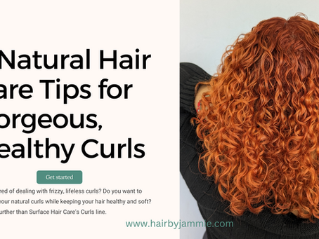 5 Natural Hair Care Tips for Gorgeous, Healthy Curls