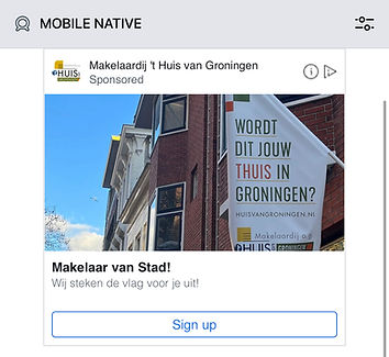 Winning Ad | Makelaardij t'huis van Groningen