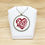 Thumbnail: Love Heart Cross Stitch | Pendant
