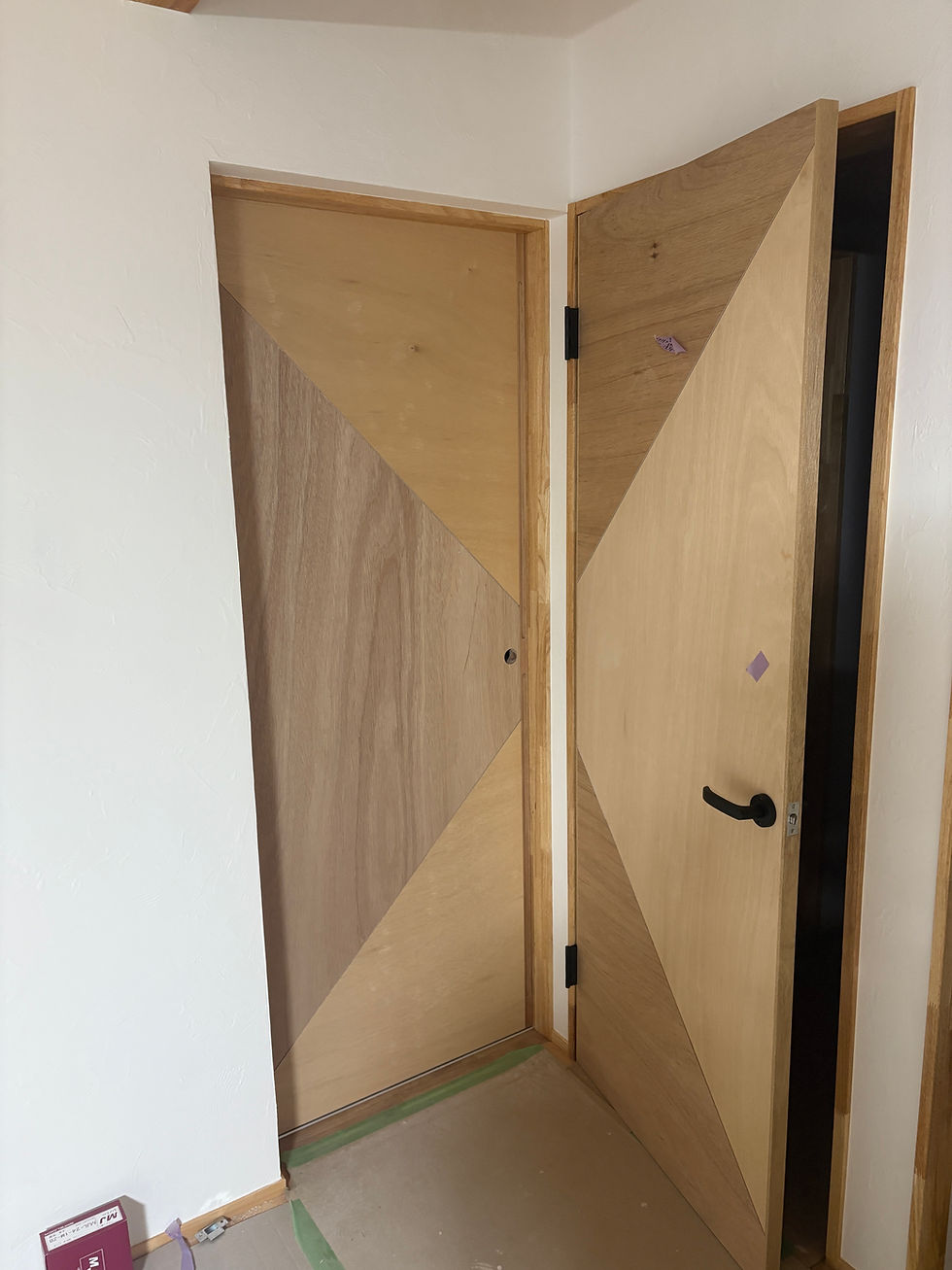 建具(オイルはまだ未塗装)