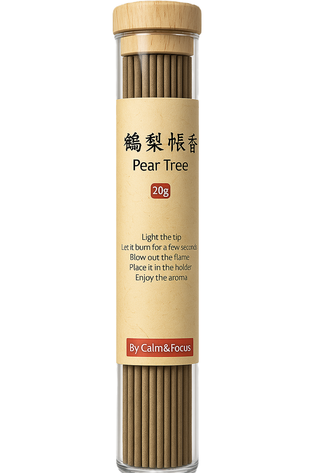 Premium Handmade Incense Stick (Pear Tree)