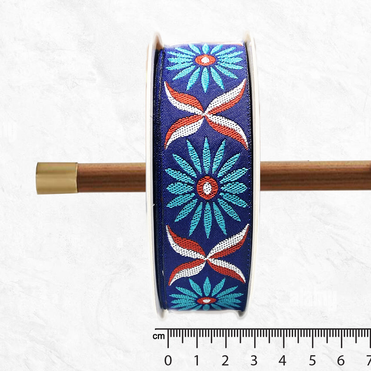 1" Satin Jacquard Ribbon in European Style