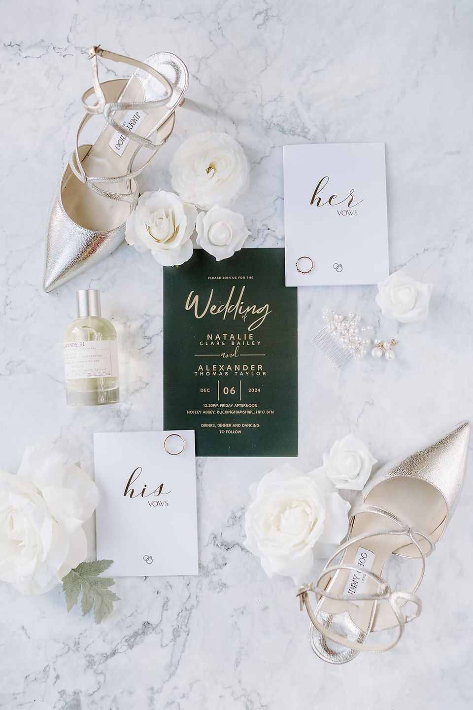 Bridal Details at Notley Abbey, Thame
