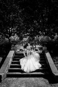 wedding couple bury court barn