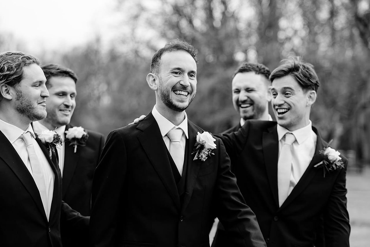 Bridesmaids and Groomsmen at Notley Abbey Thame