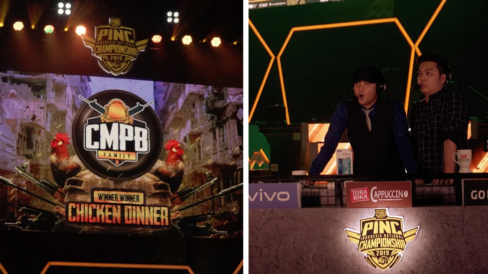 Konsep visual stage dari LZY pada event PINC 2019