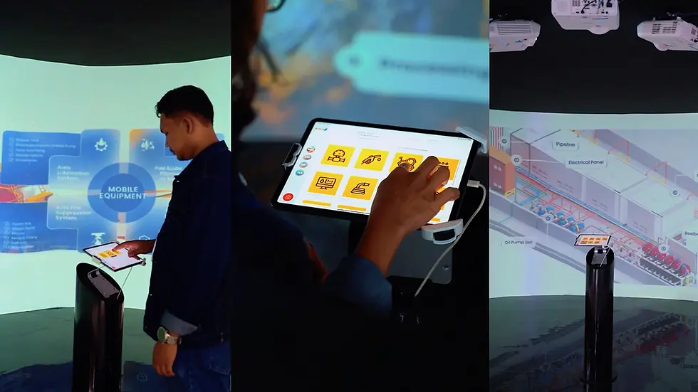 imersif pada event perusahaan energy