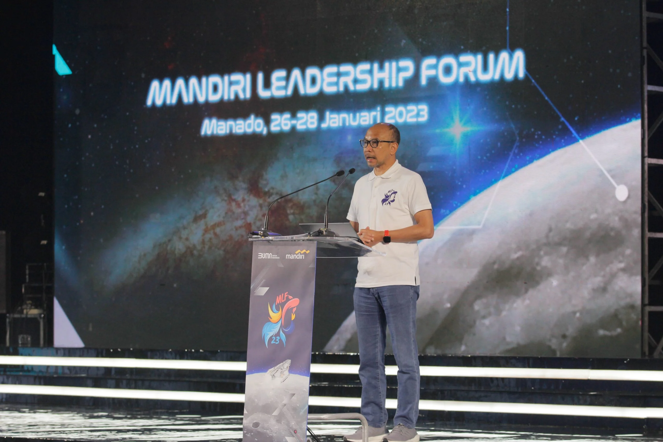 LZY dalam Mandiri Leadership Forum