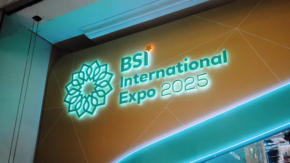 Instalasi Immersive Tunnel LZY Warnai BSI International Expo 2025