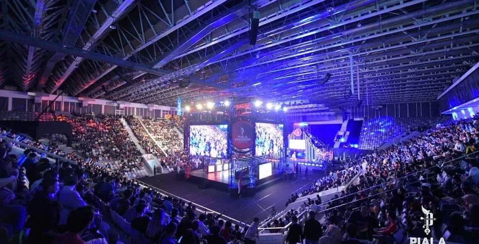 Visual Stage oleh LZY pada Piala Presiden Esports 2019