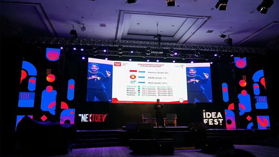 visual stage of Ideafest 2018 by LZY