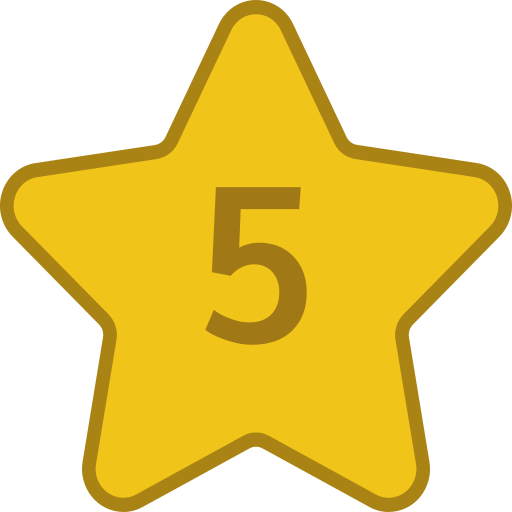 five star review icon