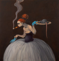 Michael Kvium, Soft Scene I,135x130cm,oil on canvas,2020.JPG