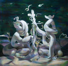 Attraction, Acrylic on canvas, 135 x 140 cm, 2023.jpg