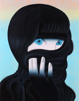 Jang Koal, Under Control, Acrylic on Hanji, 116.8 x 91 cm, 2022.jpg