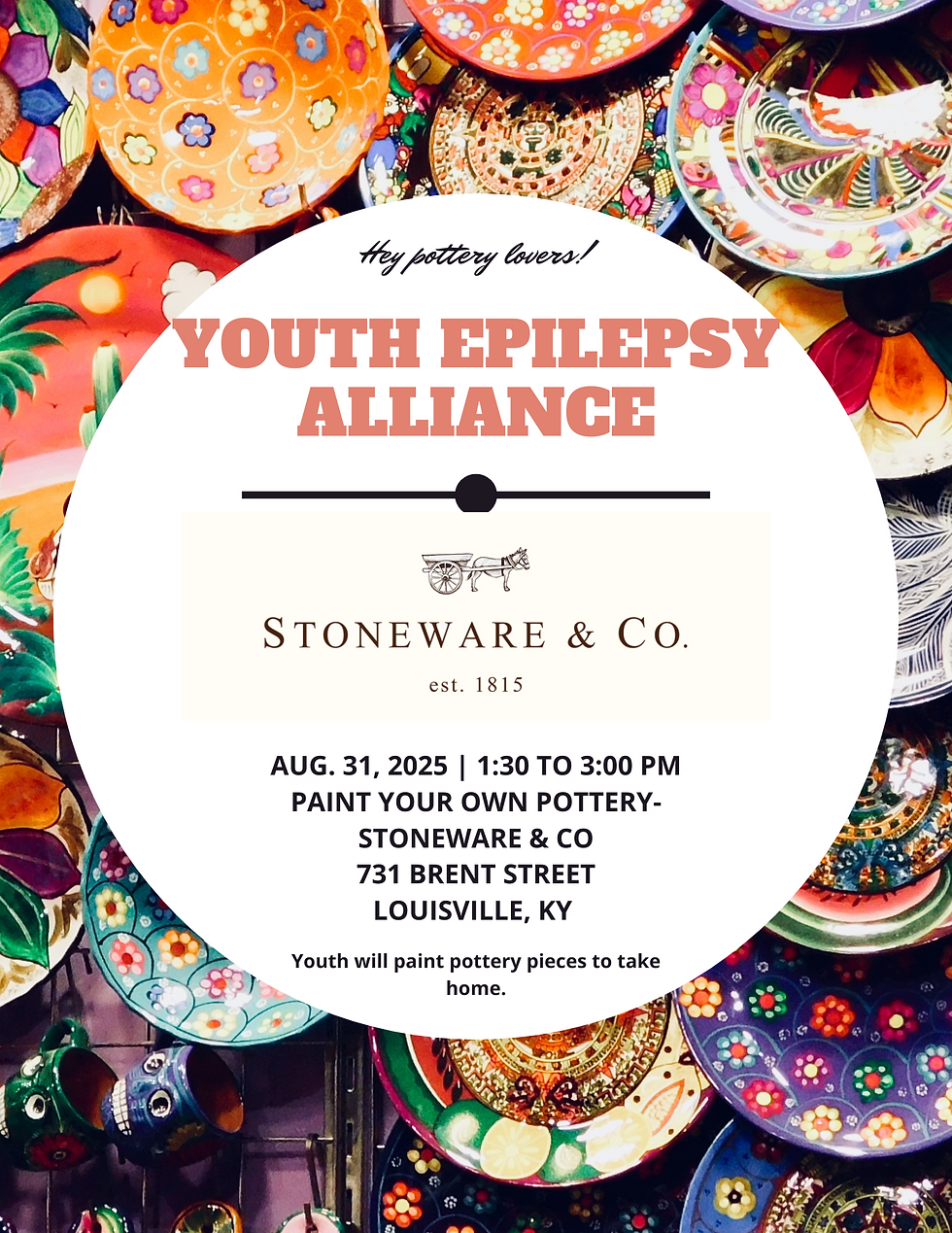 YEA! Youth Epilepsy Alliance August Event