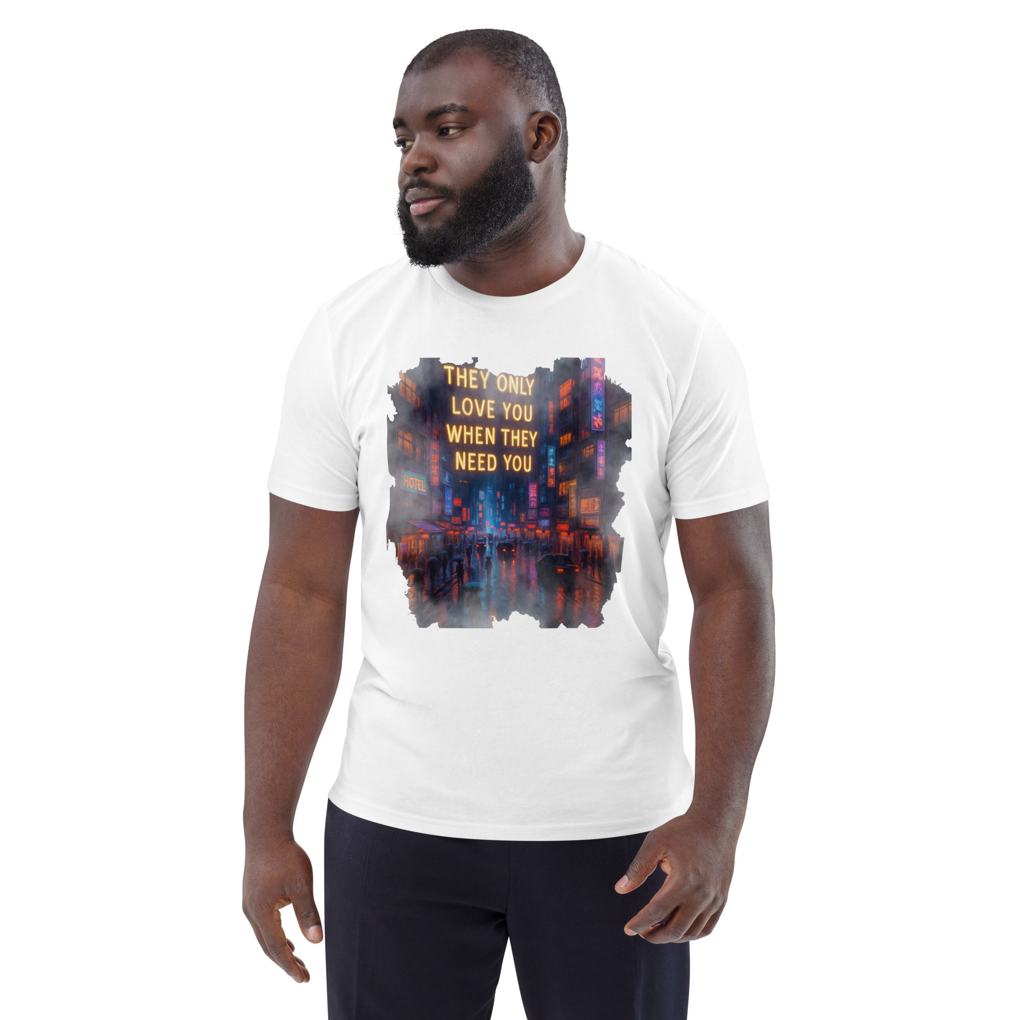 They Only Love You Unisex White T-shirt