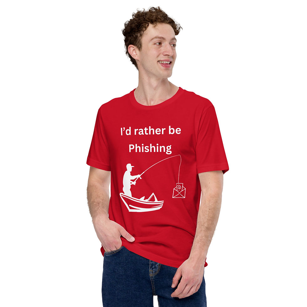 Thumbnail: I'd Rather Be Phishing Unisex T-shirt