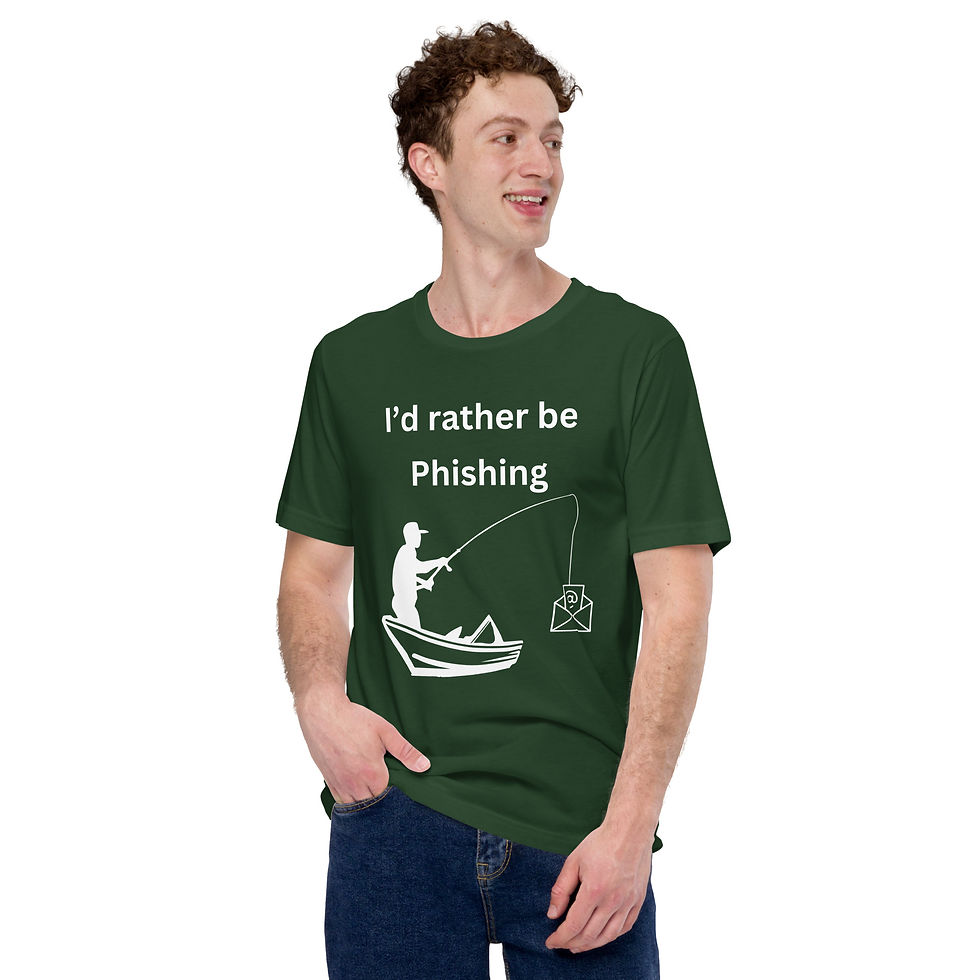Thumbnail: I'd Rather Be Phishing Unisex T-shirt