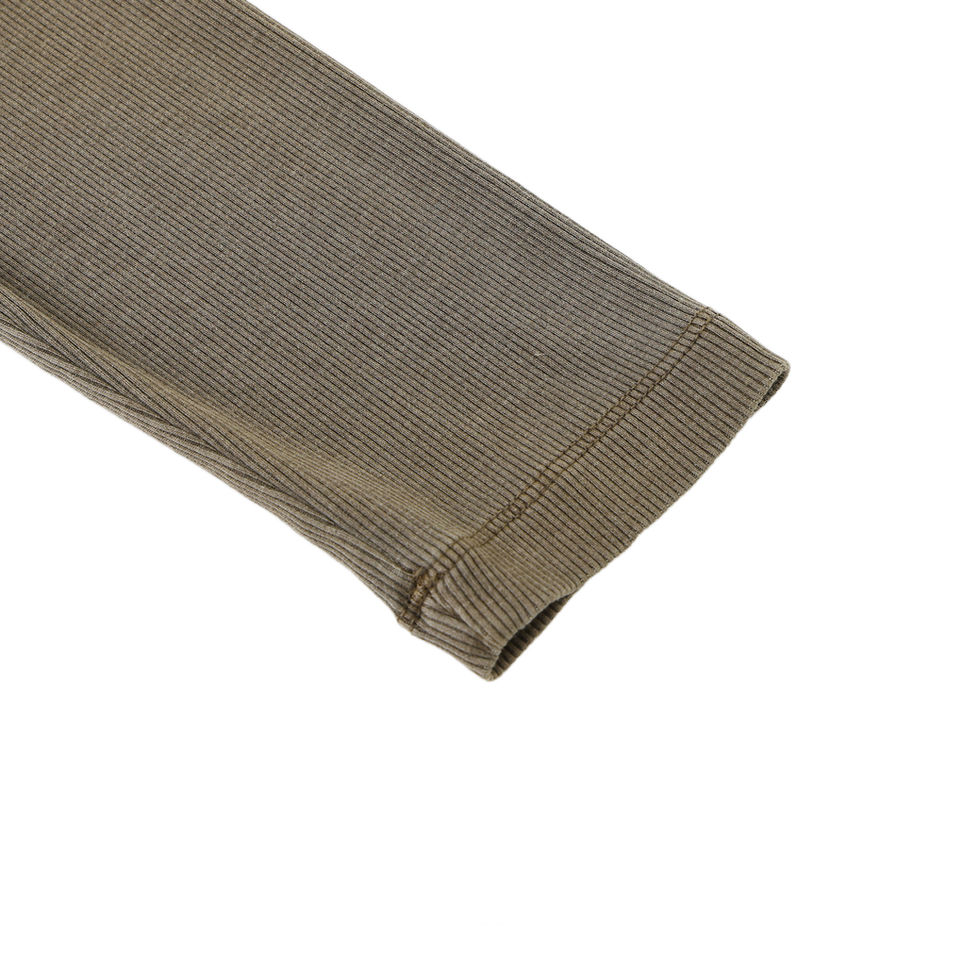 OTG Studio - Dyed Washed Raglan Long Sleeve Slim T-Shirt