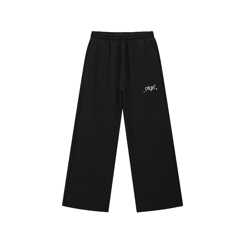 OTG Studio - Snow Washed Raw Edge Sweatpants