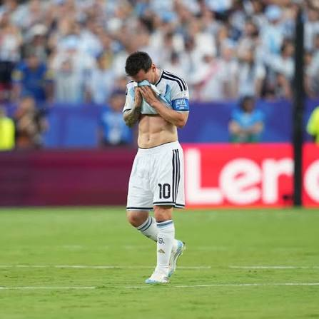 Messi was in tears after scoring the first of his hat-trick today!