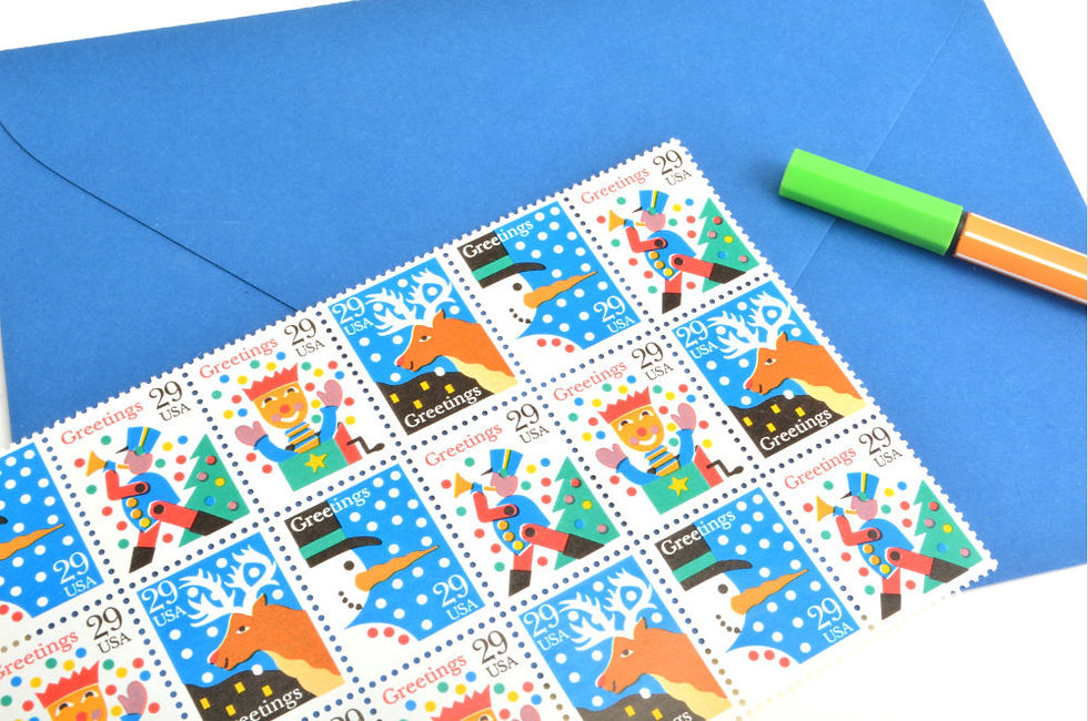 Thumbnail: 29¢ Christmas Greetings - 25 Stamps