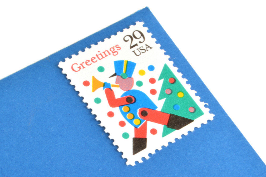 29¢ Christmas Greetings - 25 Stamps