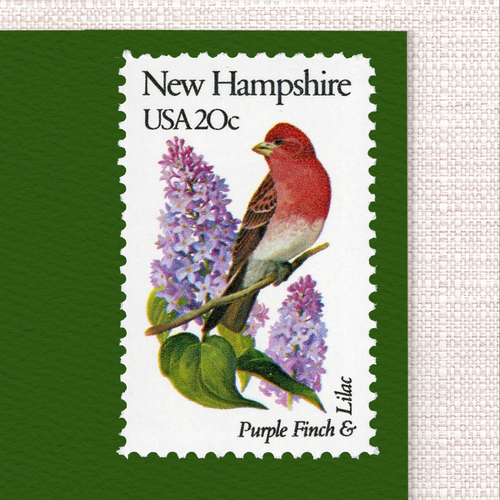 20¢ State Birds & Flowers -Pack of 50 unused stamps from