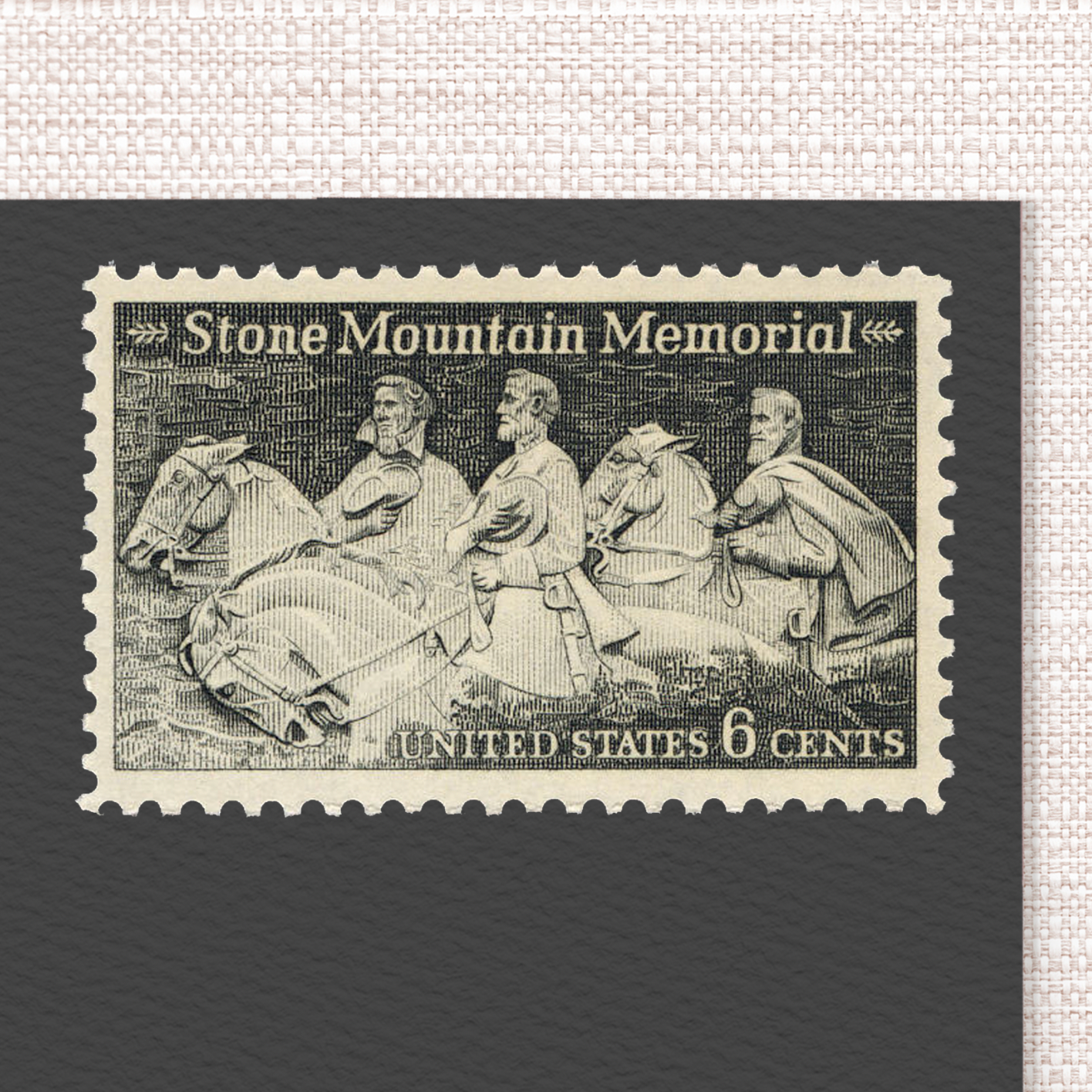 6¢ Stone Mountain - Pack of 25 unused stamps from 1970