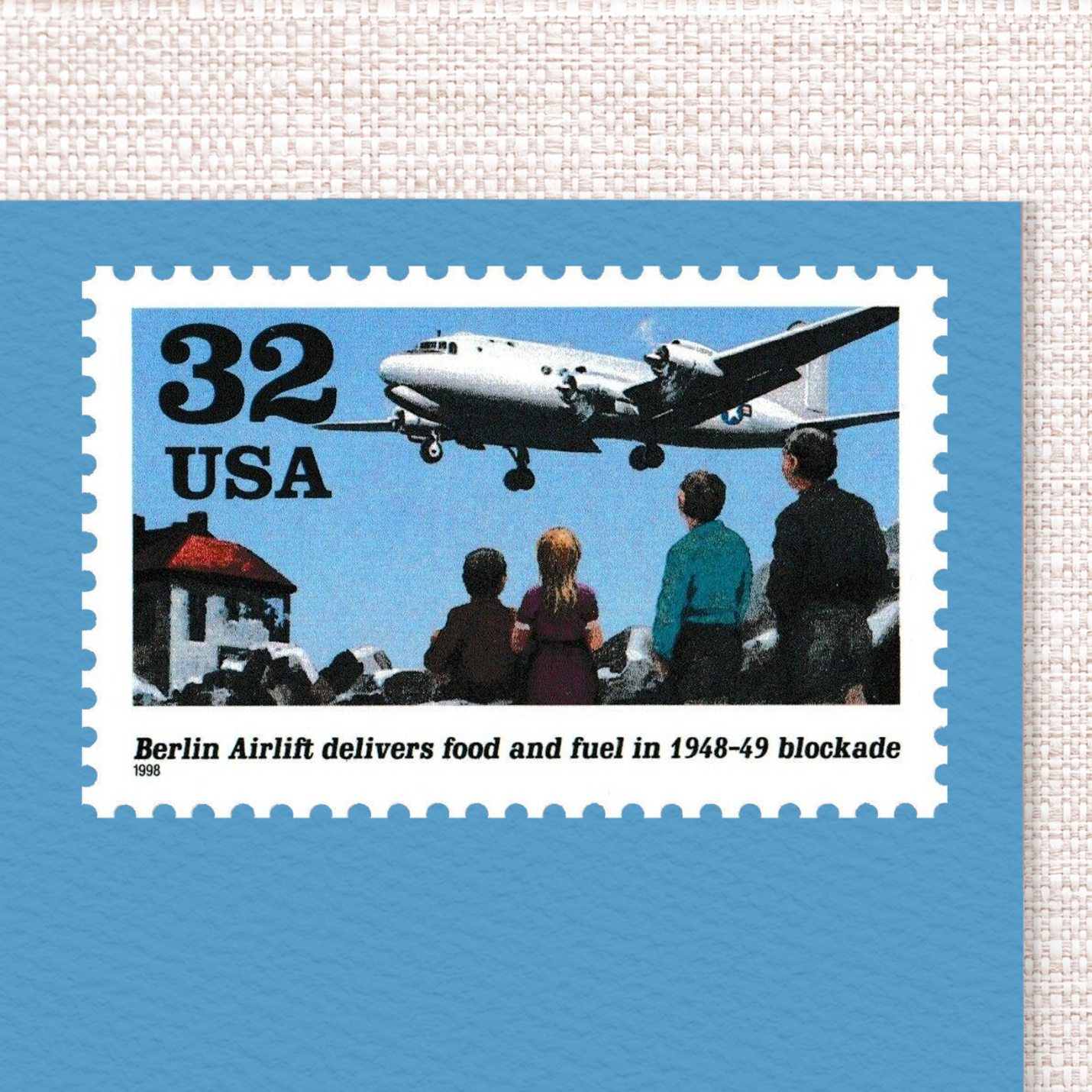 21¢ Berlin Airlift - Pack of 25 unused stamps from 1998