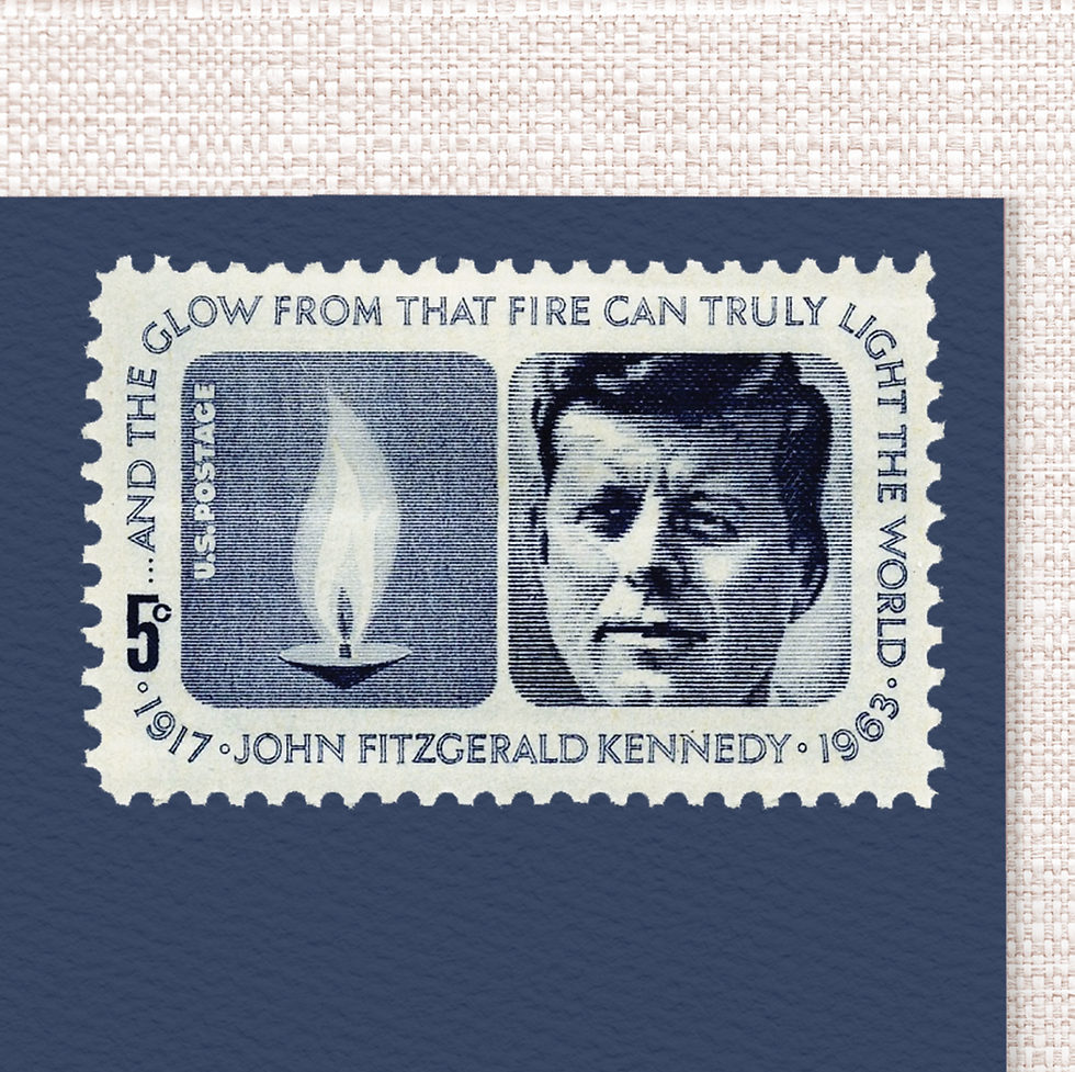 5¢ John F. Kennedy - Pack of 25 unused stamps from 1964
