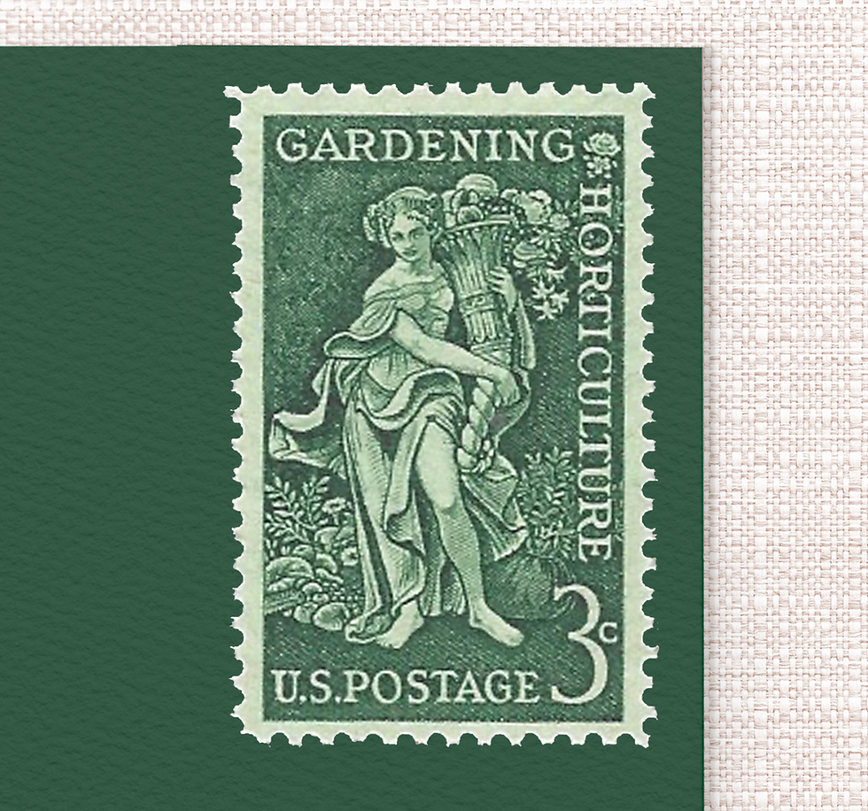3¢ Gardening Horticulture - Cornell - Pack of 25 unused stamps from 1958