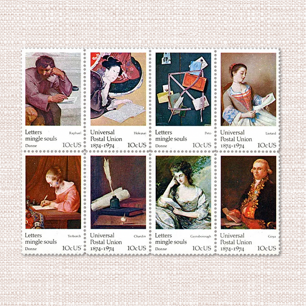 Thumbnail: 10¢ Letters Mingle Souls - Pack of 25 stamps from 1974