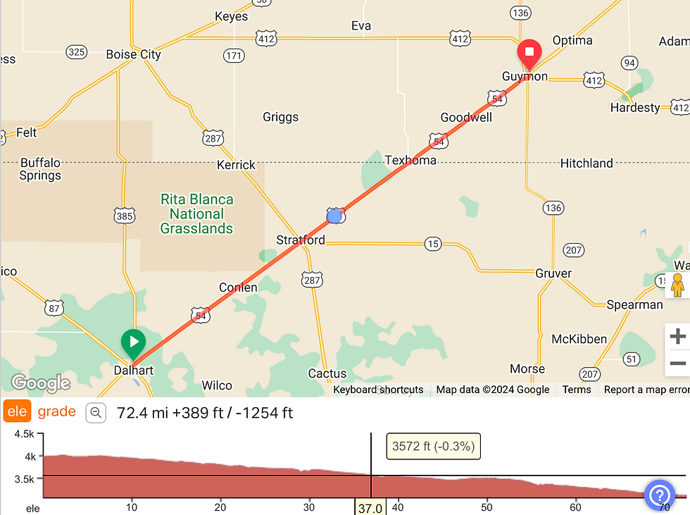 Day 19 - to Guymon, OK