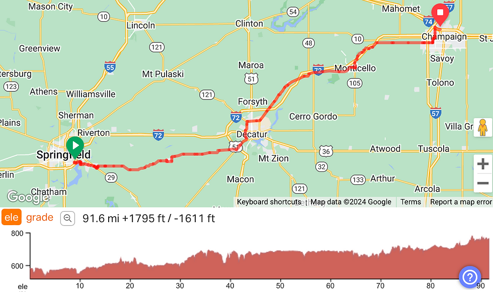 REST Day 33 - to Champaign, IL